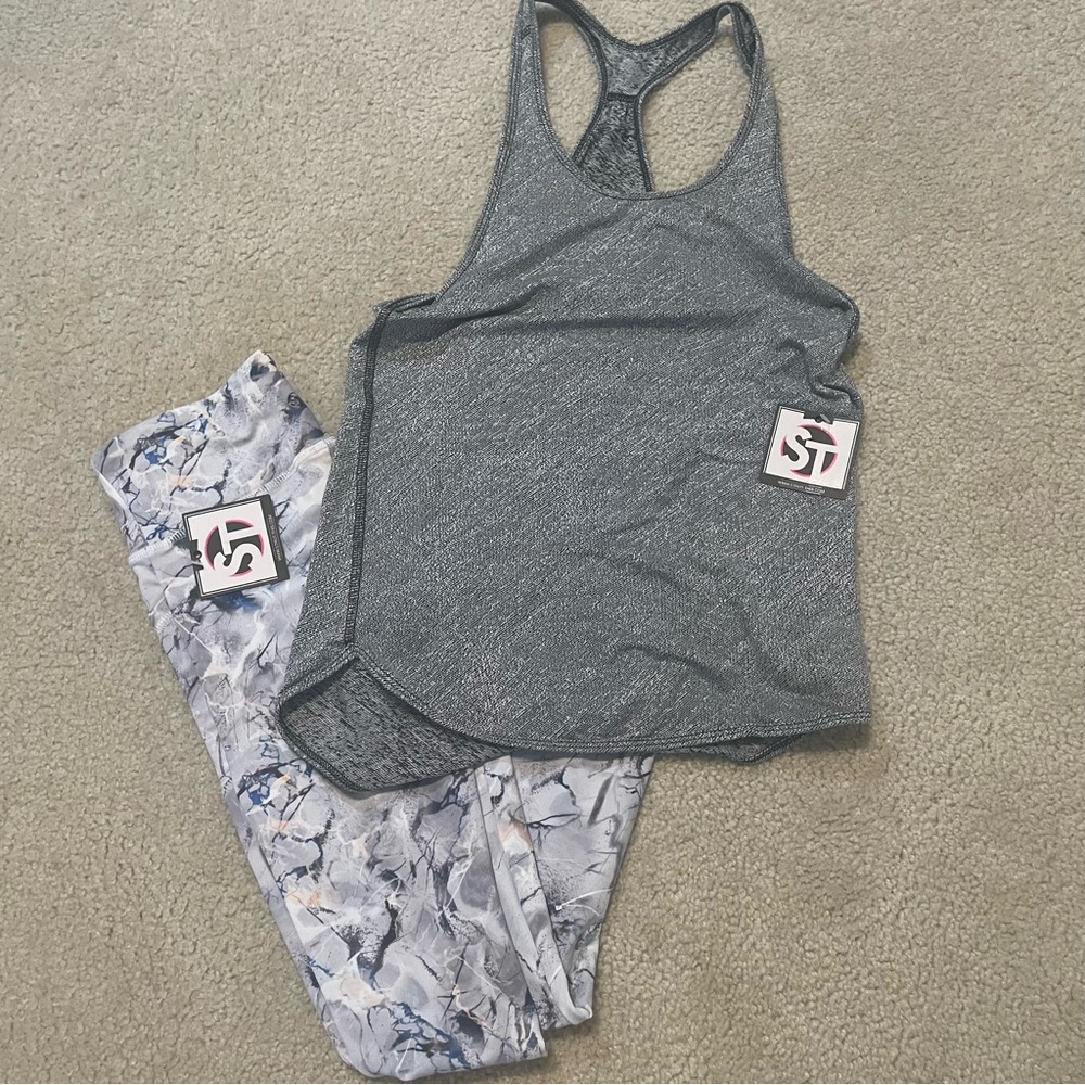 Strut This NWT Leggings & Tank Top